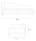 Giường Loria Nhung 90 Light - Ảnh 5