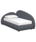 Giường Tabia Nhung 90 Danel Grafit