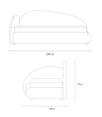 Giường Tabia Vải 90 Soft Toffe - Ảnh 5