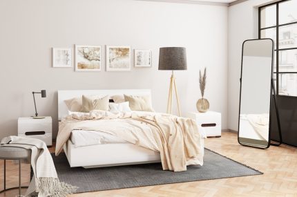 Combo phòng ngủ Lion-1 Trắng