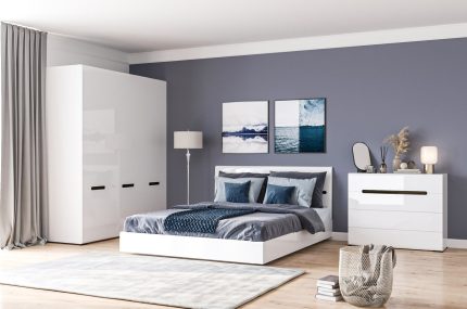 Combo phòng ngủ Lion-2 Trắng