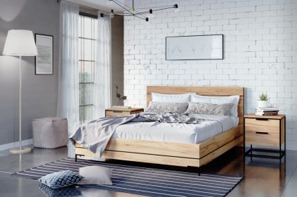 Combo phòng ngủ Nord-1 Oak Golden