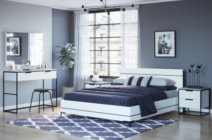 Combo phòng ngủ Nord-2 Trắng