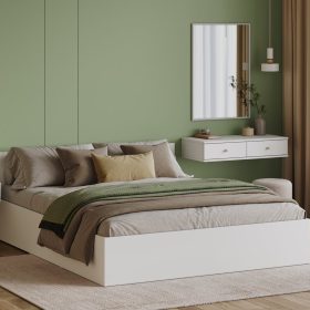 Combo phòng ngủ Selena-2 màu trắng