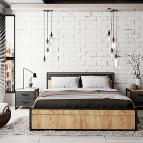 Combo phòng ngủ Techno-1 Golden Oak