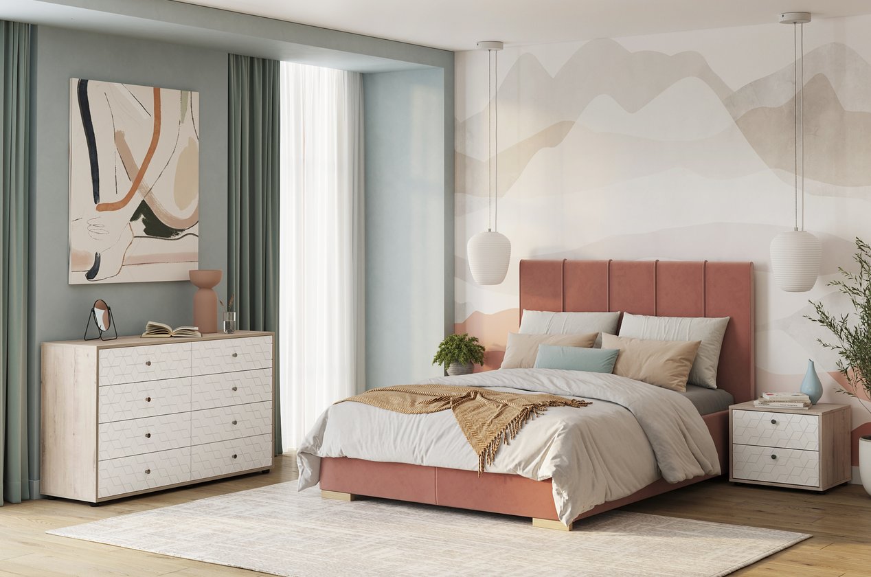 Phòng ngủ mô-đun Tonheim-4 Combo phòng ngủ Tonheim-4 - Ảnh 1