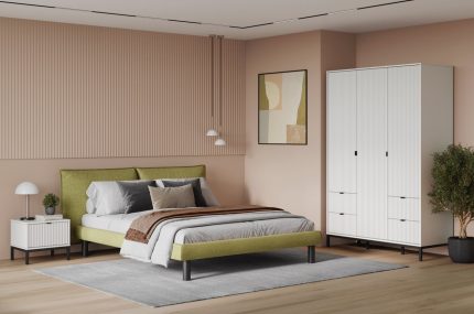 Combo phòng ngủ Travis-1 Milk