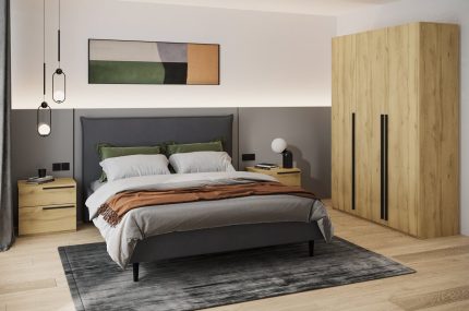 Combo phòng ngủ Kimball-3 Vân Gỗ