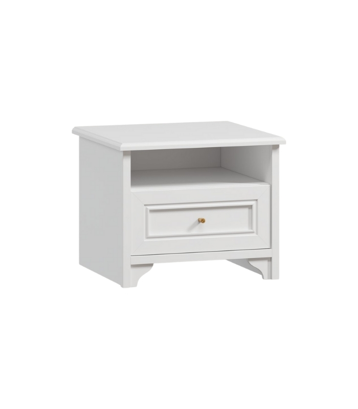 Tu-Dau-Giuong-Monteo-Trang-1-1 Tủ Đầu Giường Monteo - 1 Trắng - Ảnh 1