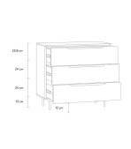 Tủ Ngăn Kéo Kvelen - 1 Nâu Đỏ - Ảnh 10