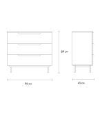 Tủ Ngăn Kéo Kvelen - 1 Nâu Đỏ - Ảnh 9