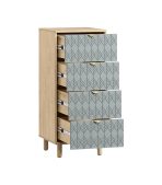 Tủ Ngăn Kéo Tedjons Leaf - 1.1 Xanh Dương Nhạt - Ảnh 5