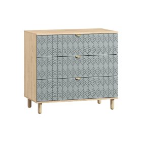Tủ Ngăn Kéo Tedjons Leaf - 3 Xanh Dương Nhạt