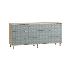 Tủ Ngăn Kéo Tedjons Leaf - 4 Xanh Dương Nhạt