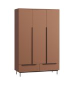 Tủ Quần Áo Kvelen - 3 Nâu Đỏ