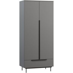 Tủ Quần Áo Kvelen - 2 Xám Chì