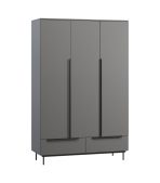 Tủ Quần Áo Kvelen - 3 Xám Chì