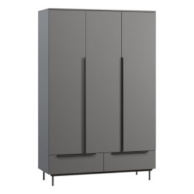 Tủ Quần Áo Kvelen - 3 Xám Chì