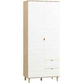 Tủ Quần Áo Tedjons Leaf - 2 Trắng