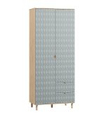 Tủ Quần Áo Tedjons Leaf - 2 Xanh Dương Nhạt