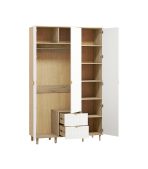 Tủ Quần Áo Tedjons Leaf - 3 Trắng - Ảnh 5