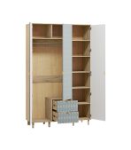 Tủ Quần Áo Tedjons Leaf - 3 Xanh Dương Nhạt - Ảnh 5