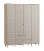 Tủ Quần Áo Tedjons - 4 Cà Phê Sữa