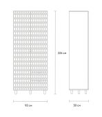 Tủ Quần Áo Tedjons Leaf - 2 Cà Phê Sữa - Ảnh 9