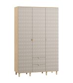 Tủ Quần Áo Tedjons Leaf - 3 Cà Phê Sữa