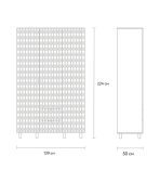 Tủ Quần Áo Tedjons Leaf - 3 Trắng - Ảnh 9