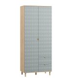 Tủ Quần Áo Tedjons Leaf - 2 Xanh Dương Nhạt