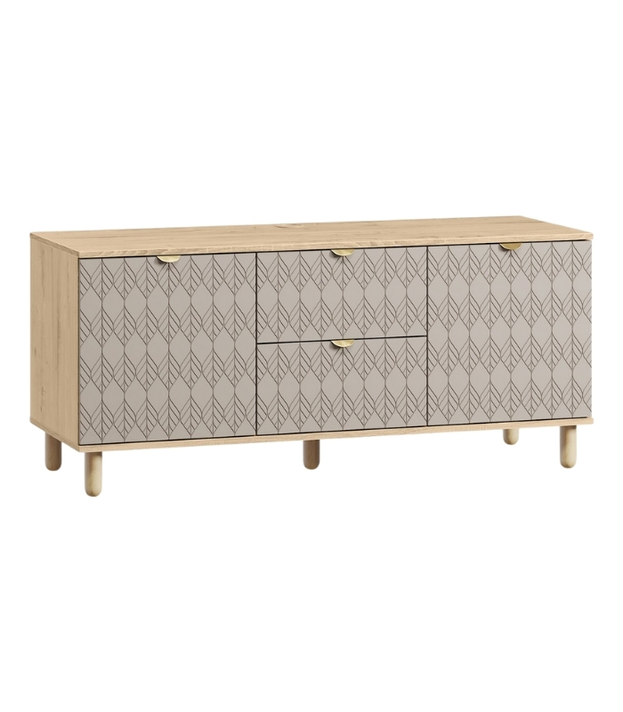 Tu-Tivi-Tedjons-Ca-Phe-Sua-1.1 Tủ Tivi Tedjons Leaf - 1 Cà Phê Sữa - Ảnh 1