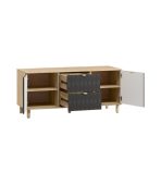 Tủ Tivi Tedjons Leaf - 1 Xám Chì - Ảnh 2