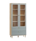 Tủ Trưng Bày Tedjons Leaf - 1 Xanh Dương Nhạt