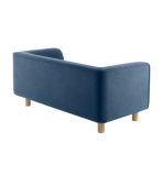 Ghế Sofa Đôi Bọc Nhung Veneto Ultra Midnight - Ảnh 4
