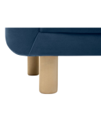 Ghế Sofa Đôi Bọc Nhung Veneto Ultra Midnight - Ảnh 5