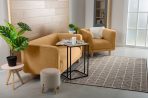 Ghế Sofa Đôi Bọc Nhung Veneto Ultra Mustard - Ảnh 12