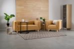 Ghế Sofa Đôi Bọc Nhung Veneto Ultra Mustard - Ảnh 10