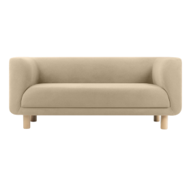 Ghế Sofa Đôi Bọc Nhung Veneto Ultra Sand