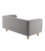 Ghế Sofa Đôi Bọc Nhung Veneto Ultra Smoke - Ảnh 4