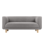 Ghế Sofa Đôi Bọc Nhung Veneto Ultra Smoke