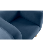 Ghế Sofa Đơn Bọc Nhung Veneto Ultra Midnight - Ảnh 2