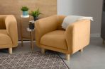 Ghế Sofa Đơn Bọc Nhung Veneto Ultra Mustard - Ảnh 13