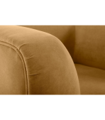 Ghế Sofa Đơn Bọc Nhung Veneto Ultra Mustard - Ảnh 4