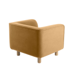 Ghế Sofa Đơn Bọc Nhung Veneto Ultra Mustard - Ảnh 5