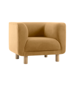 Ghế Sofa Đơn Bọc Nhung Veneto Ultra Mustard - Ảnh 9