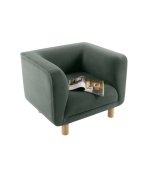 Ghế Sofa Đơn Bọc Nhung Veneto Ultra Olive - Ảnh 5