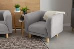 Ghế Sofa Đơn Bọc Nhung Veneto Ultra Smoke - Ảnh 13