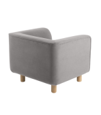 Ghế Sofa Đơn Bọc Nhung Veneto Ultra Smoke - Ảnh 6