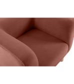 Ghế Sofa Đơn Bọc Nhung Veneto Ultra Terra - Ảnh 2